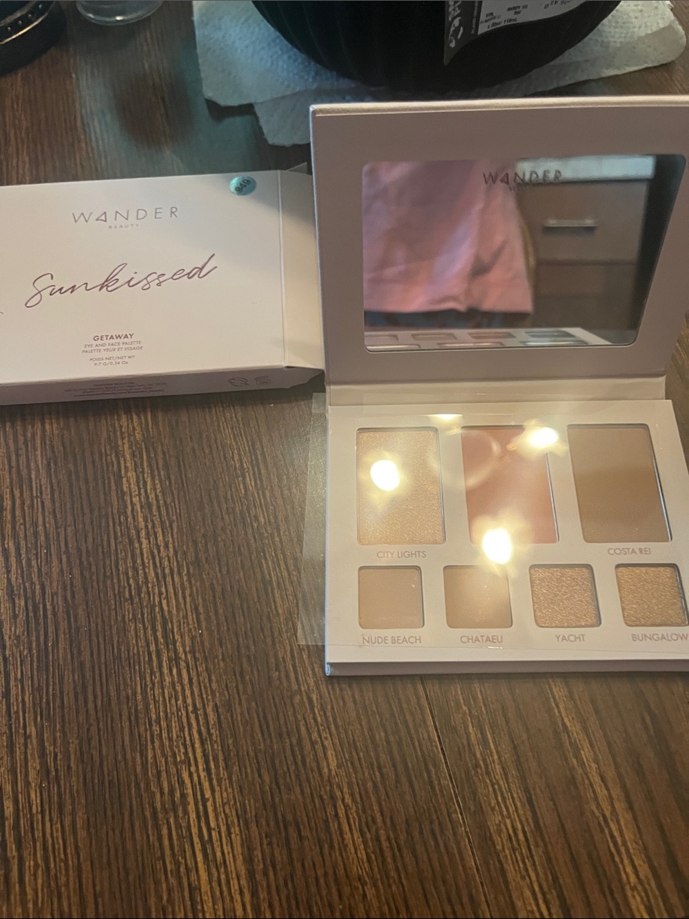 Wander Beauty Sunkissed Getaway Eyeshadow & Face Palette - Beige, Gold, Nude